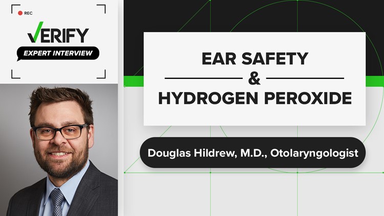 Using hydrogen peroxide to clean your ears | Expert Interview with Douglas Hildrew, M.D.