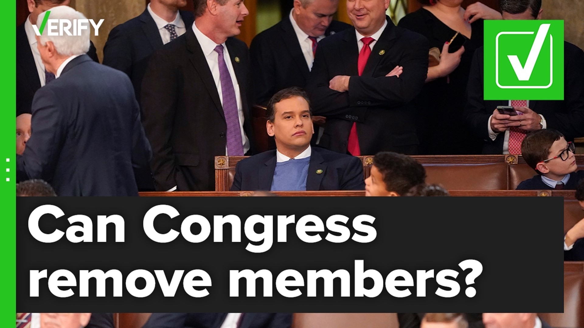 House Speaker Kevin McCarthy hasn’t called on New York’s Rep. George Santos to resign. It requires a two-thirds vote in order to expel someone from Congress.