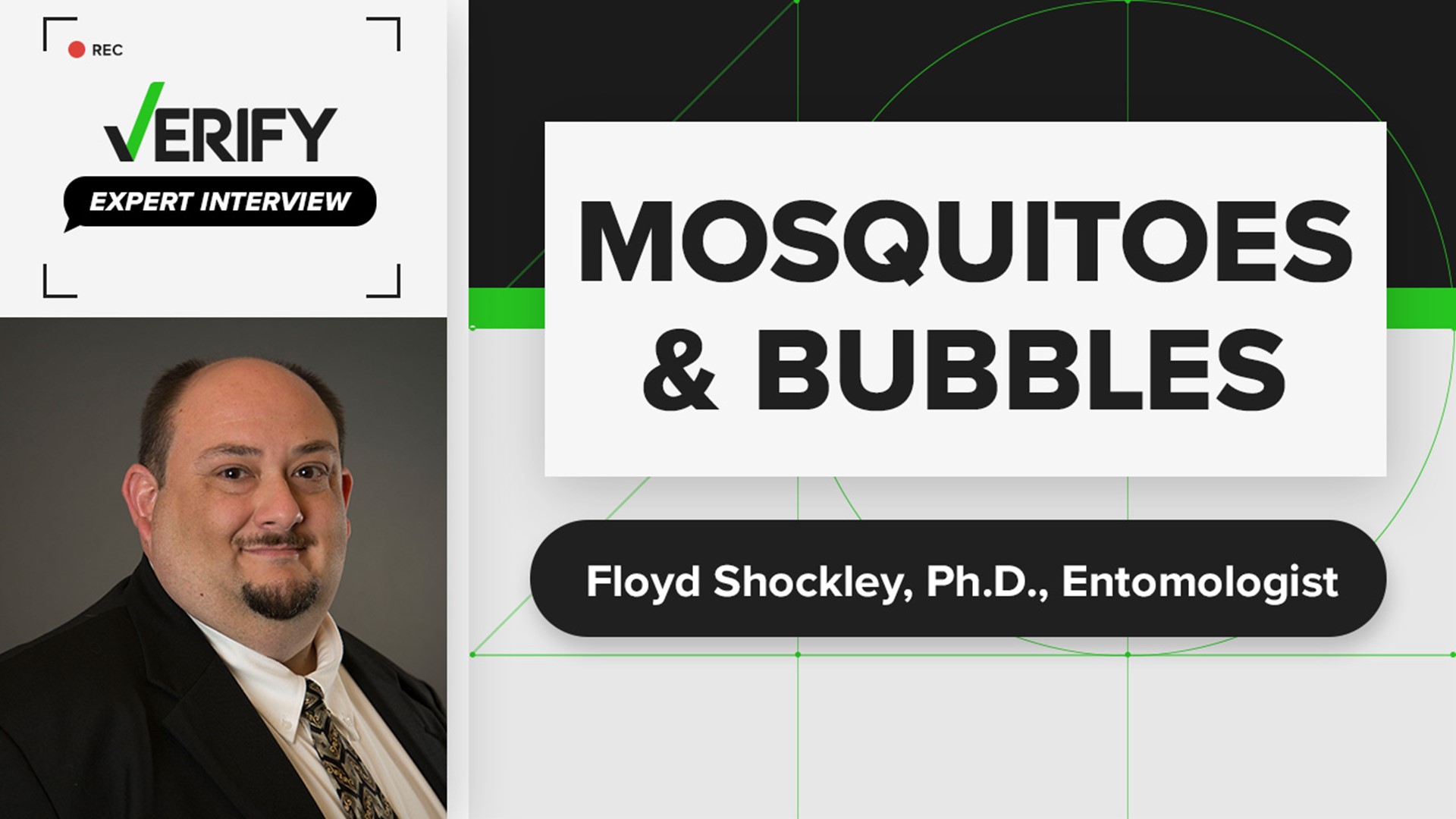 Do bubbles keep mosquitoes away? Expert Interview with Floyd Shockley