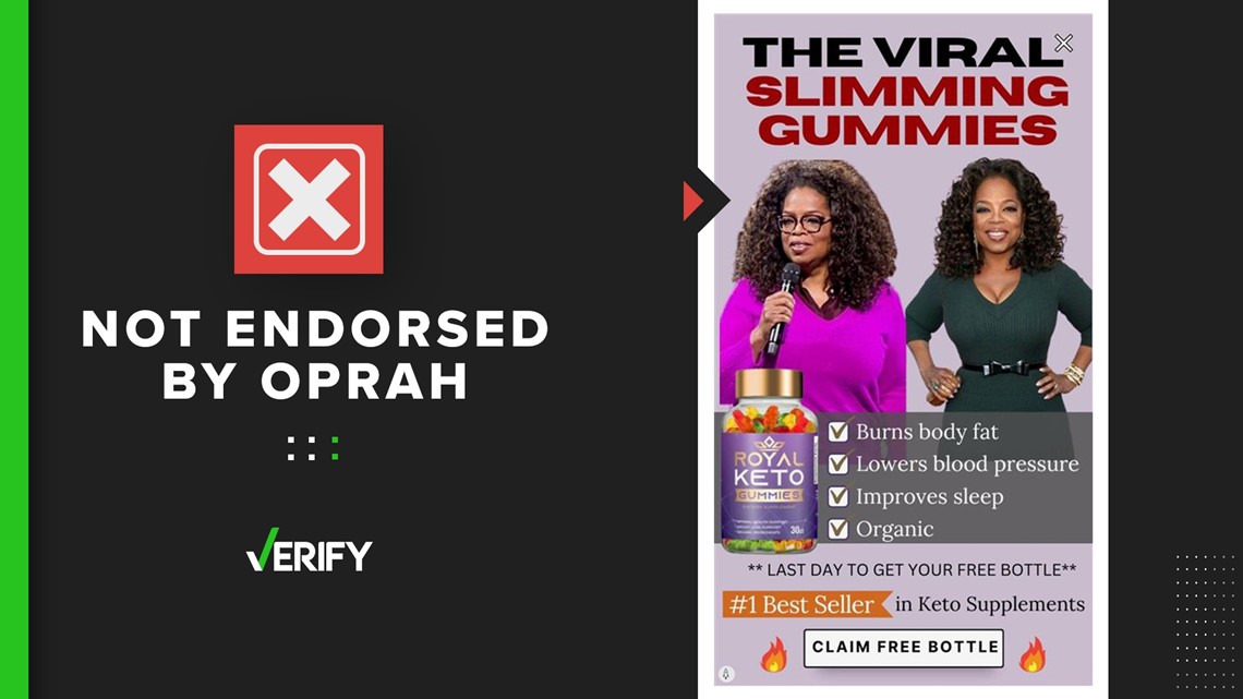 Oprah isn’t selling weight loss gummies, or any kind of gummy | ksdk.com