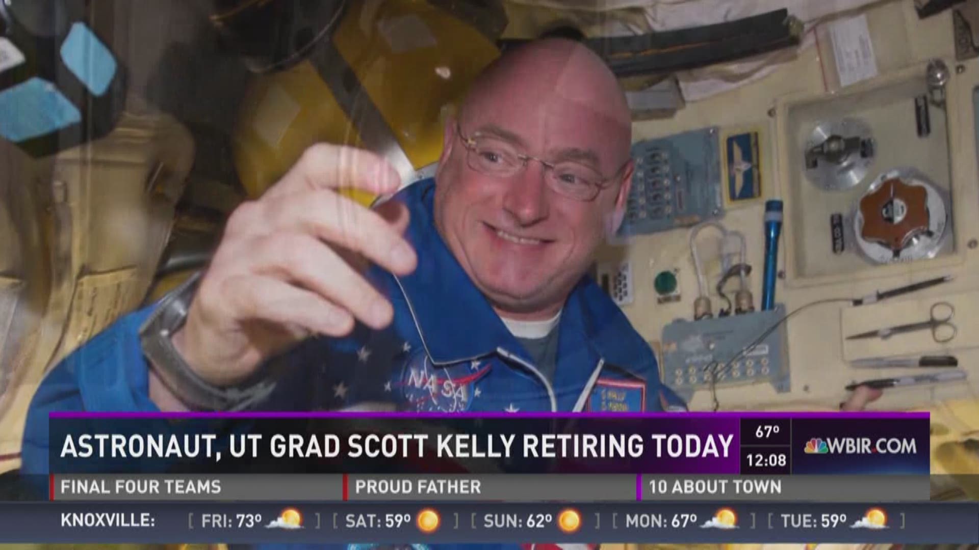 Astronaut and University of Tennessee graduate Scott Kelly is officially retiring Friday.