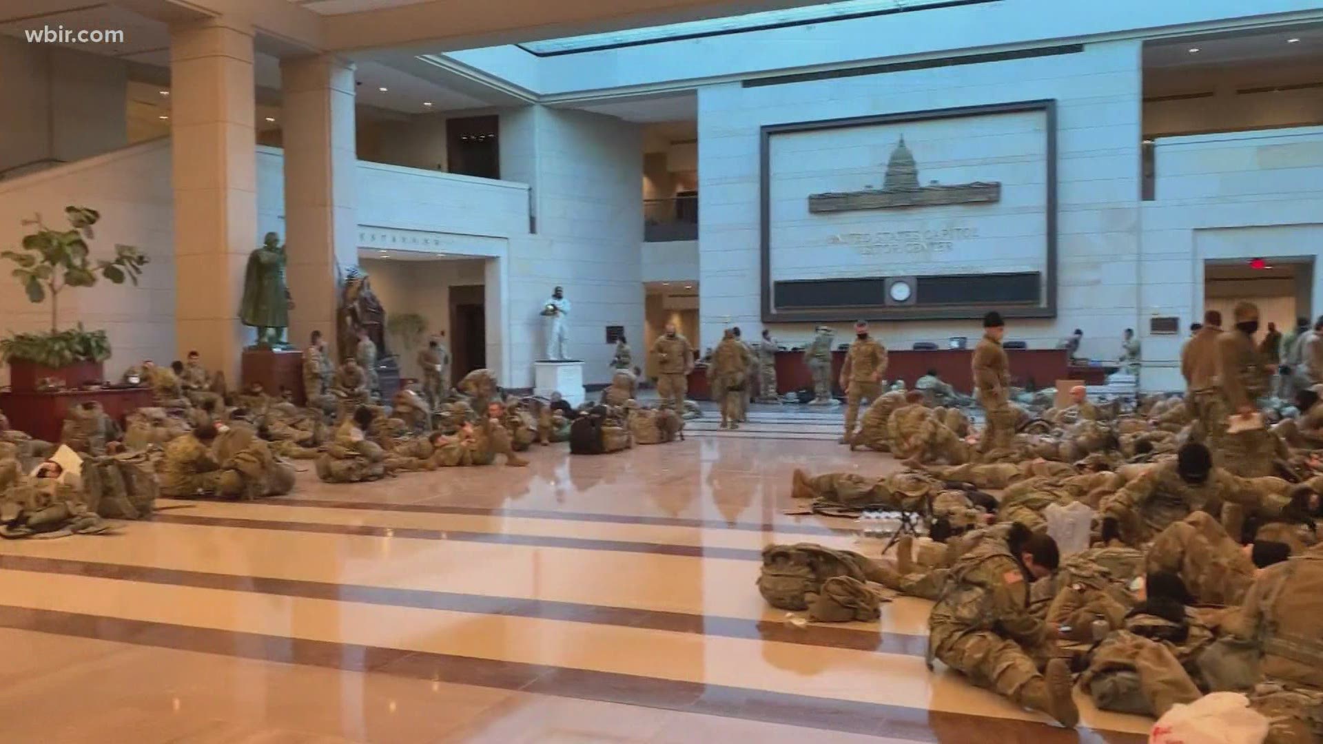The National Guard is beefing up protection at the Capitol building in Washington D.C.
