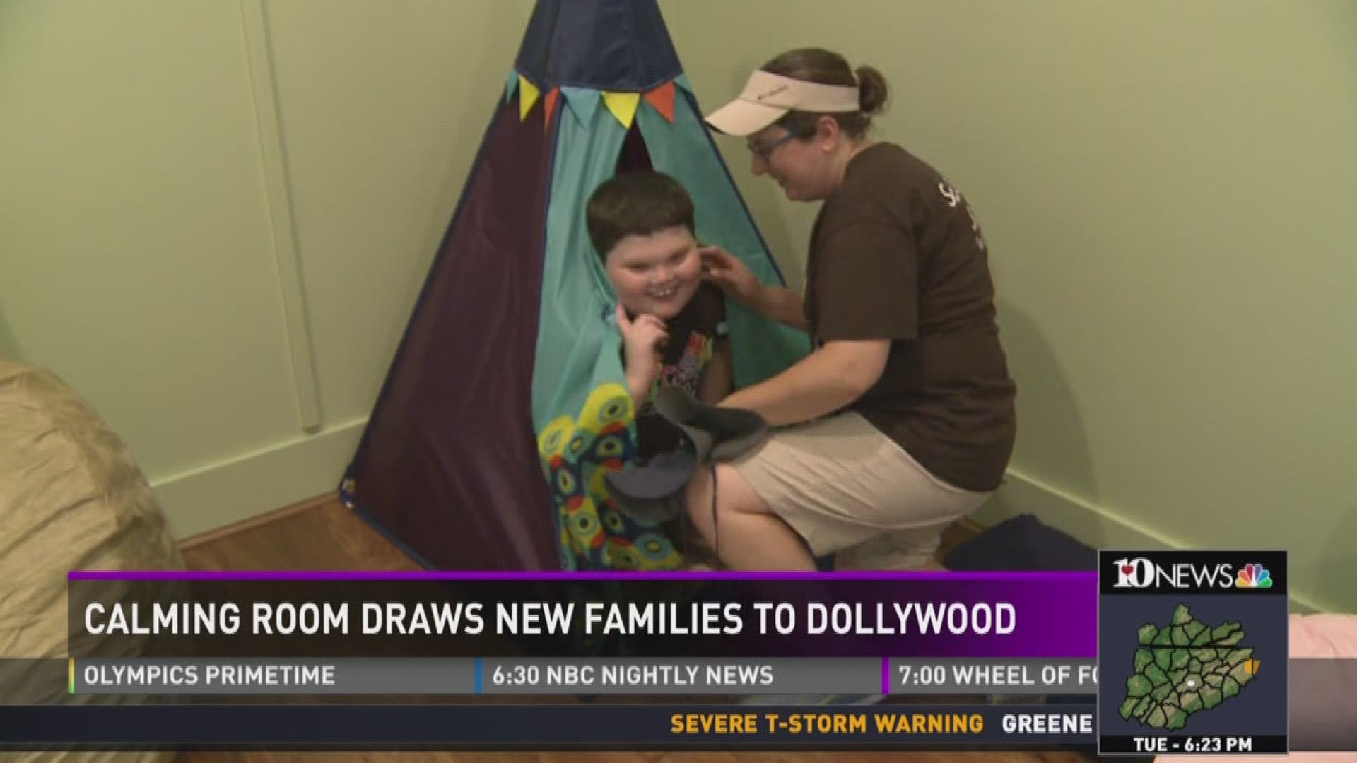 Dollywood calming room makes attendance possible for children with Autism |  ksdk.com