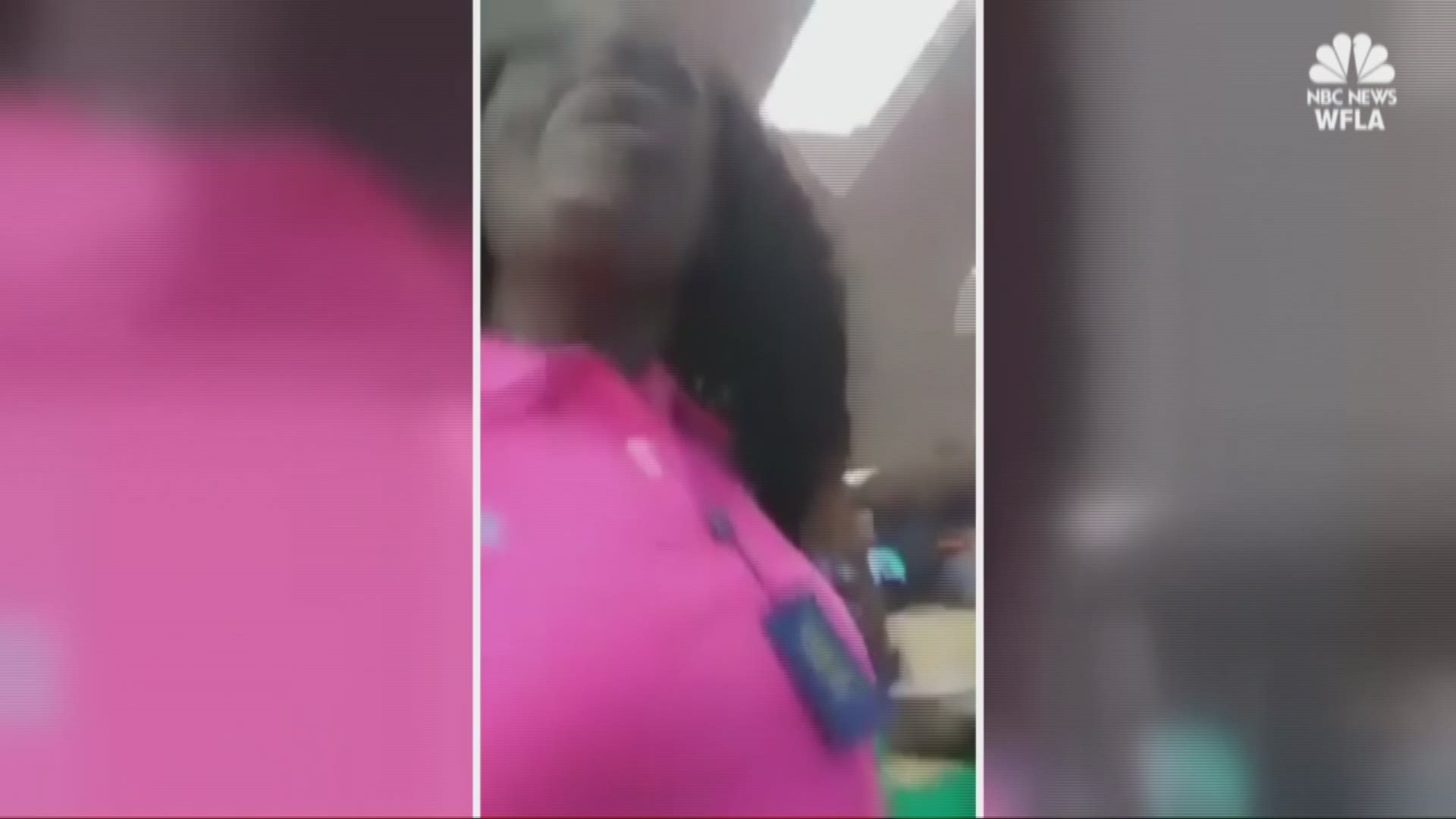 Florida police nab woman wanted on outstanding warrants after noticing her live streaming video from inside a Chuck E. Cheese restaurant.