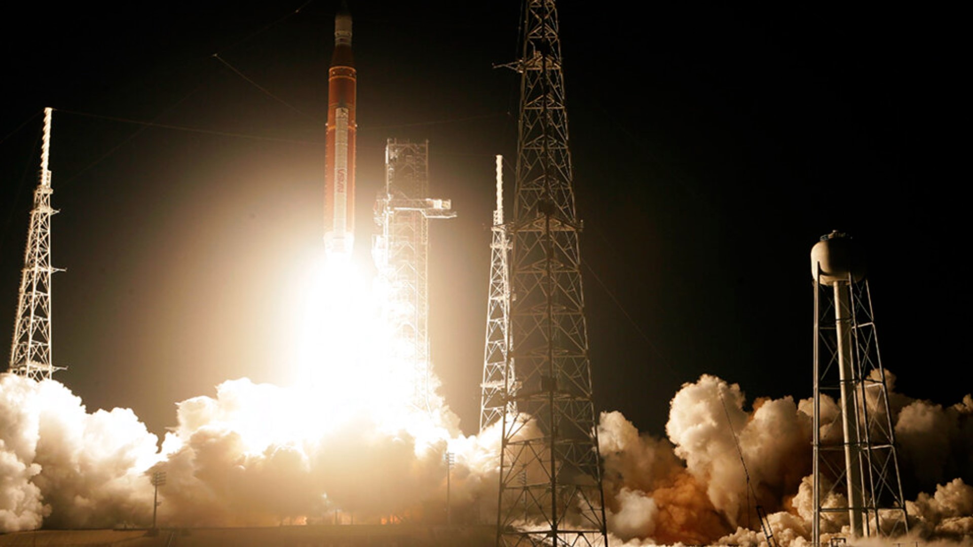 Months after the first launch attempt, Artemis-1, NASA's first mission returning to the moon, lifts off from Cape Canaveral in Florida.