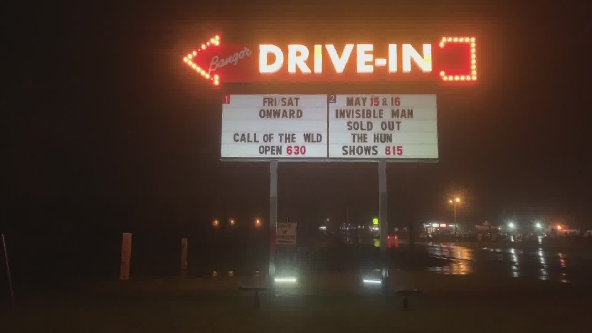 Maine drivein theaters reopen