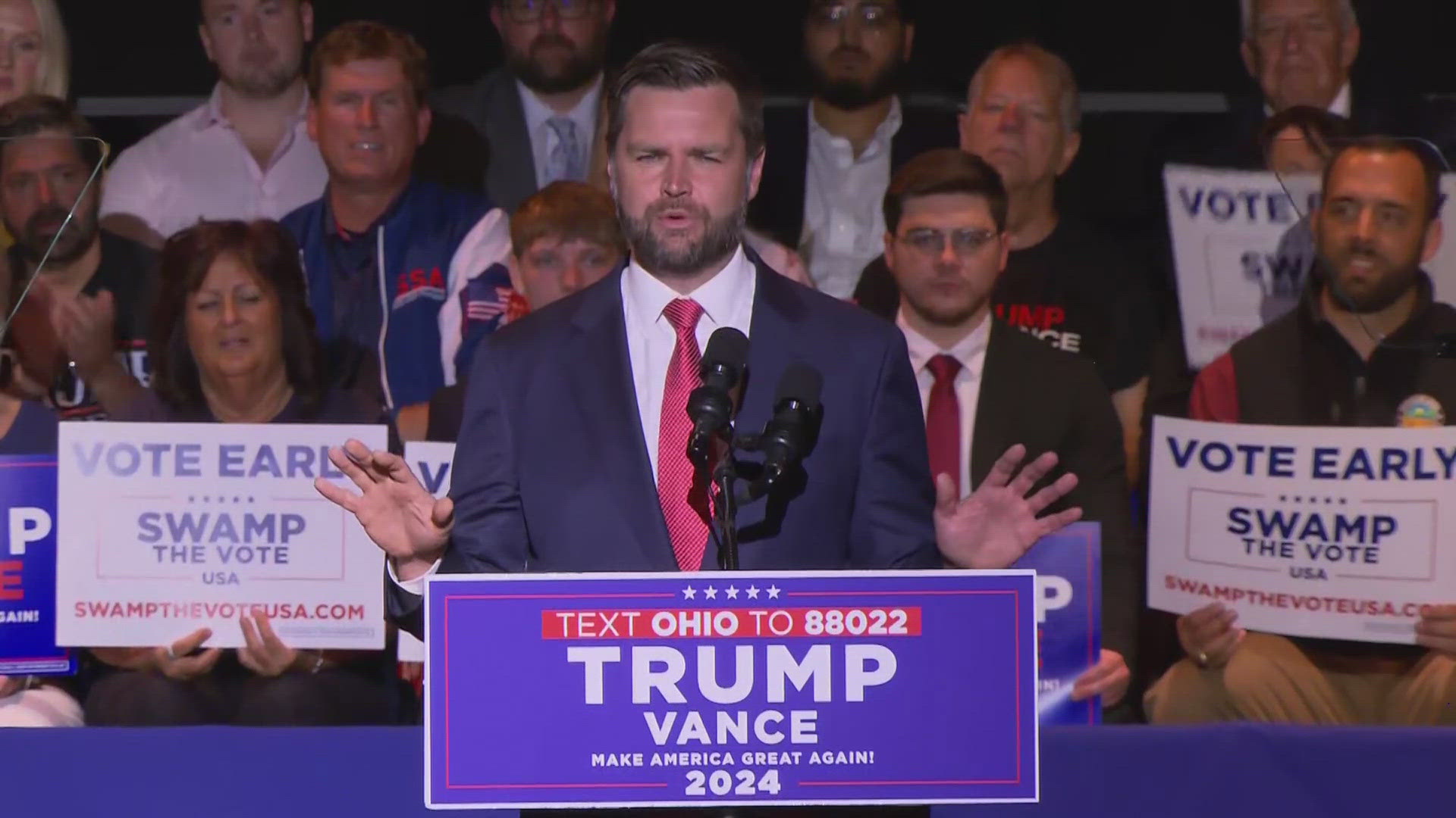 As the Republican Party makes a final push to voters, vice presidential nominee J.D. Vance is in St. Louis for a fundraiser. Here's how much it would cost to attend.