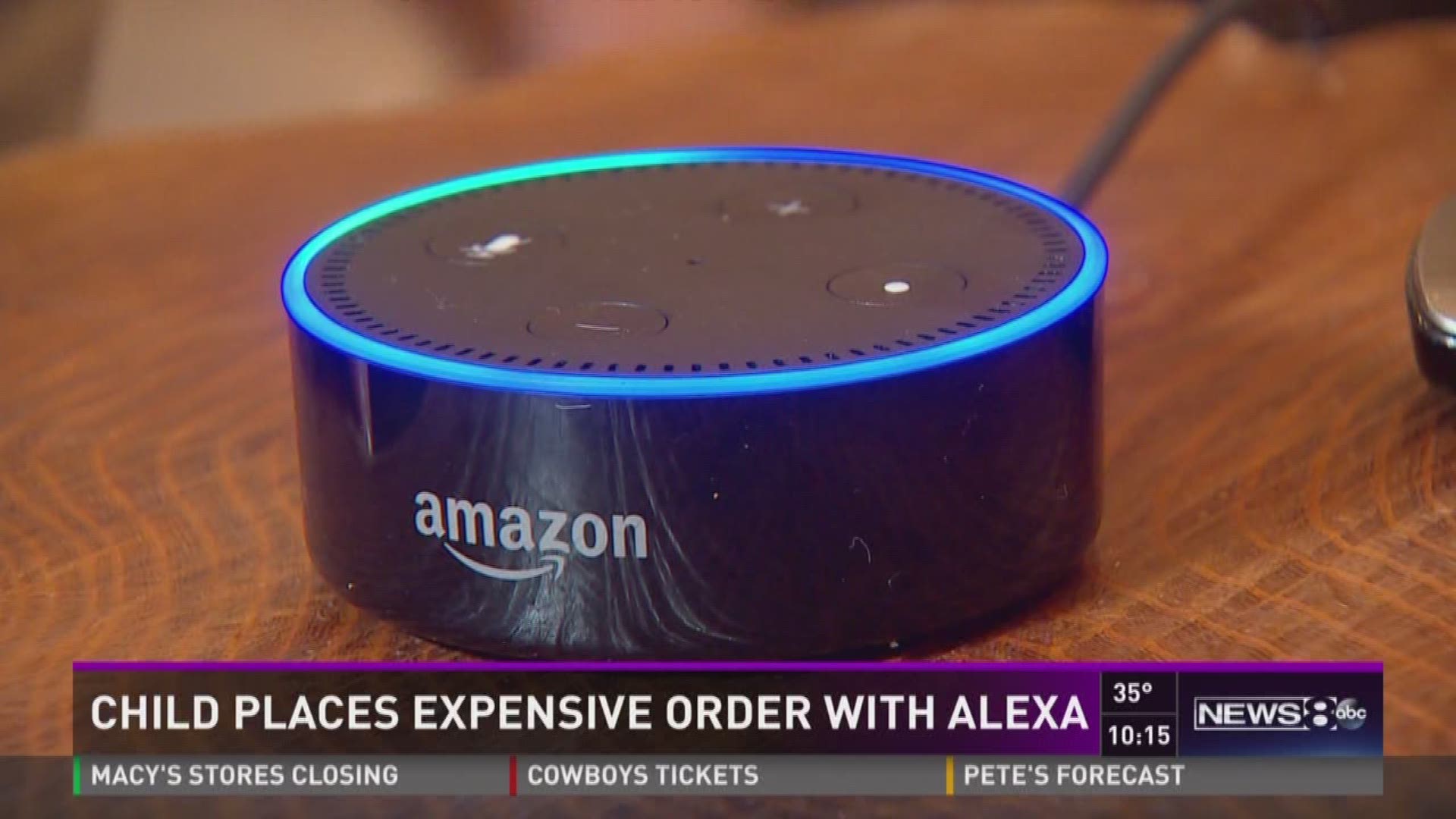 Child places expensive order with Alexa