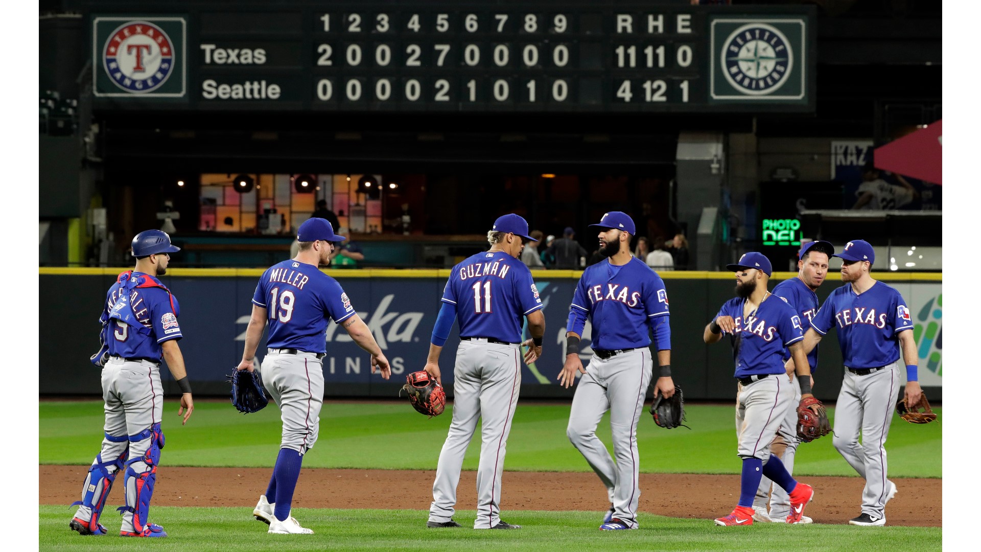 Washington state Gov. Jay Inslee banned large-group events in March due to the coronavirus pandemic, affecting the season opener between the Rangers and Mariners.