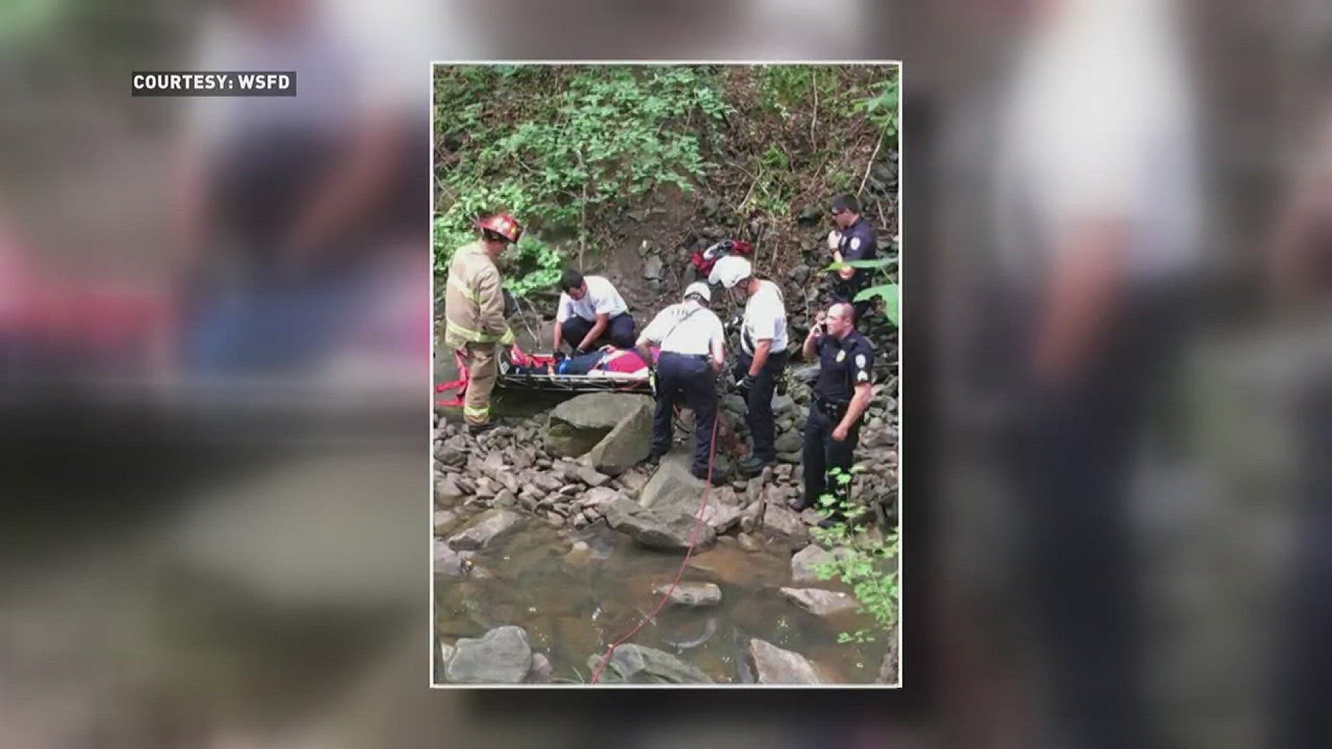Winston-Salem Fire Crews Rescue Accused Shoplifter From Ravine