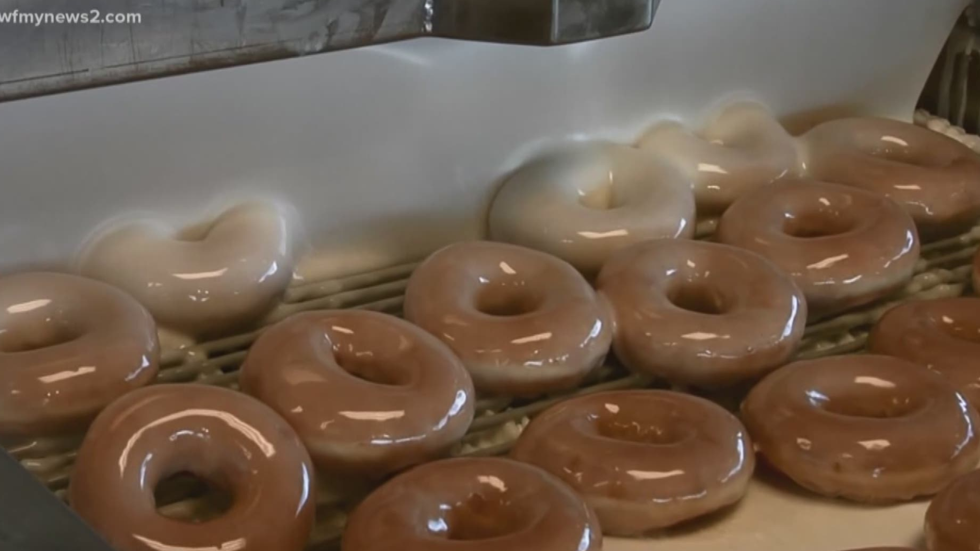 Triad institution Krispy Kreme can now deliver its famous glazed doughnuts to your door.