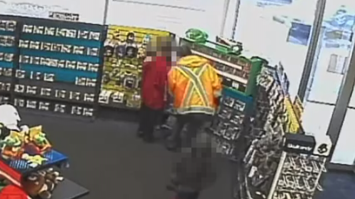 Father and son caught on camera stealing from store | ksdk.com