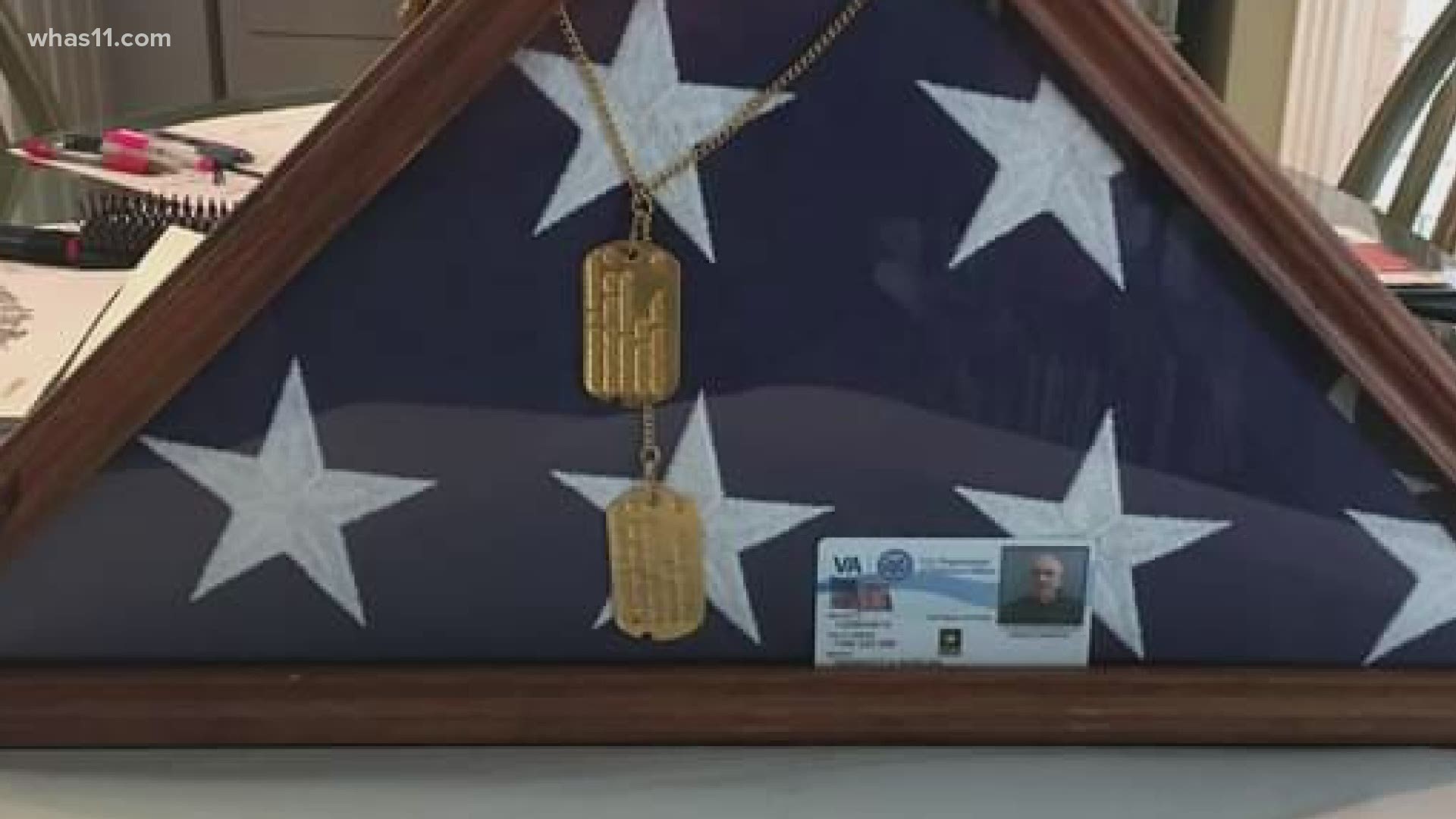 An Indiana woman said she mailed dog tags that belonged to her husband's uncle and when her family received the envelope, there was nothing.