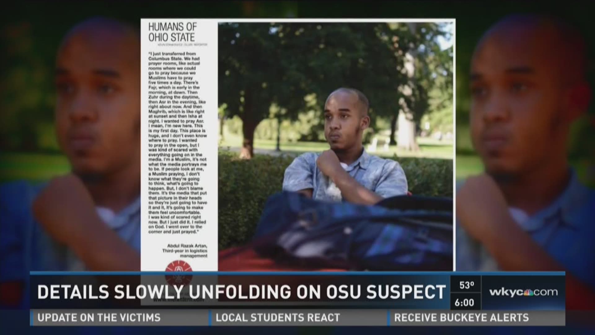 Details unfolding on OSU suspect