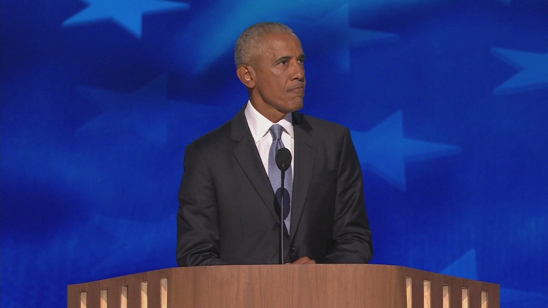 Former President Barack Obama and Michelle Obama energized millions more on Harris’ behalf inside the United Center in Chicago.