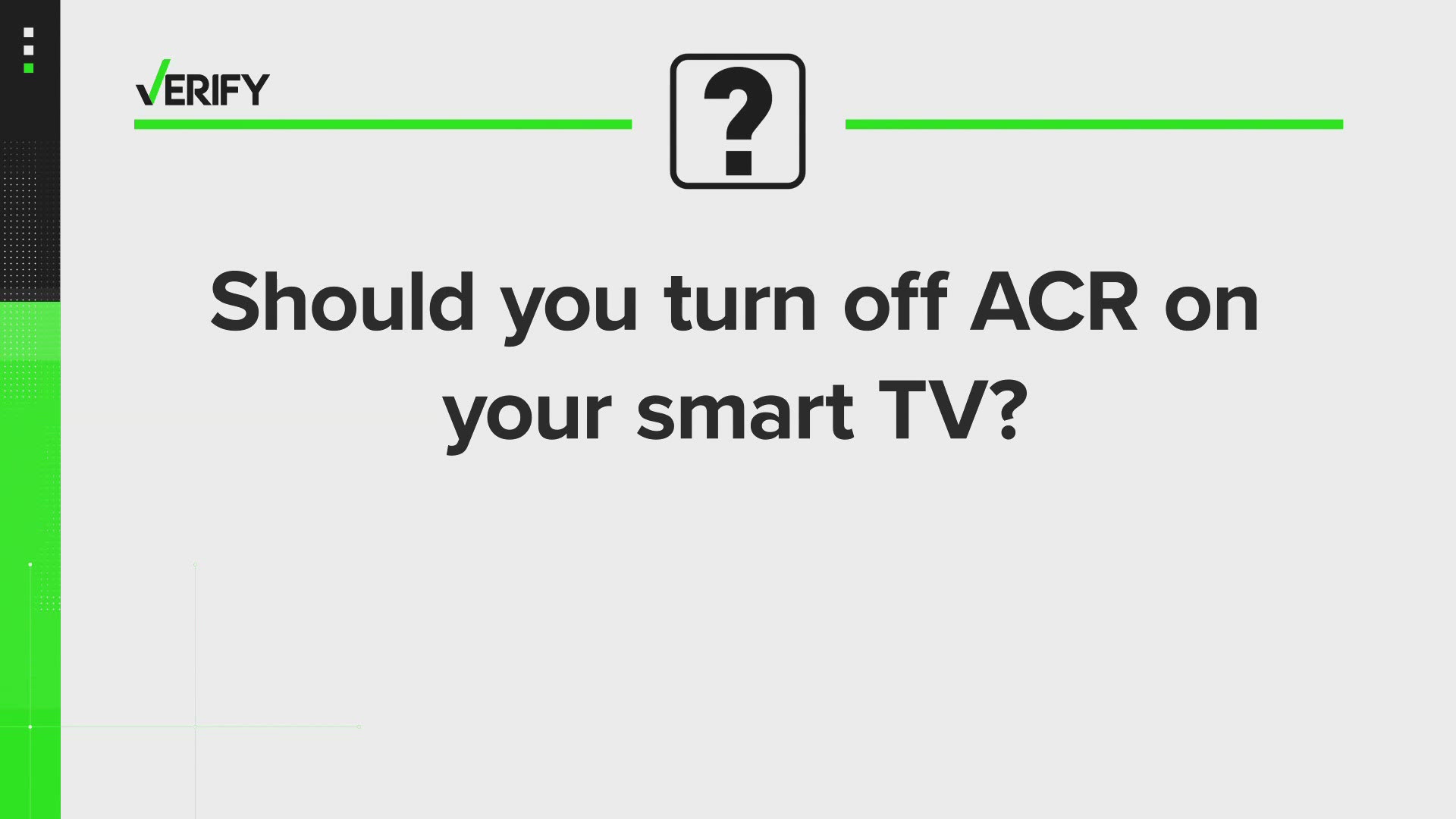 Should you turn off ACR on your smart TV? | ksdk.com