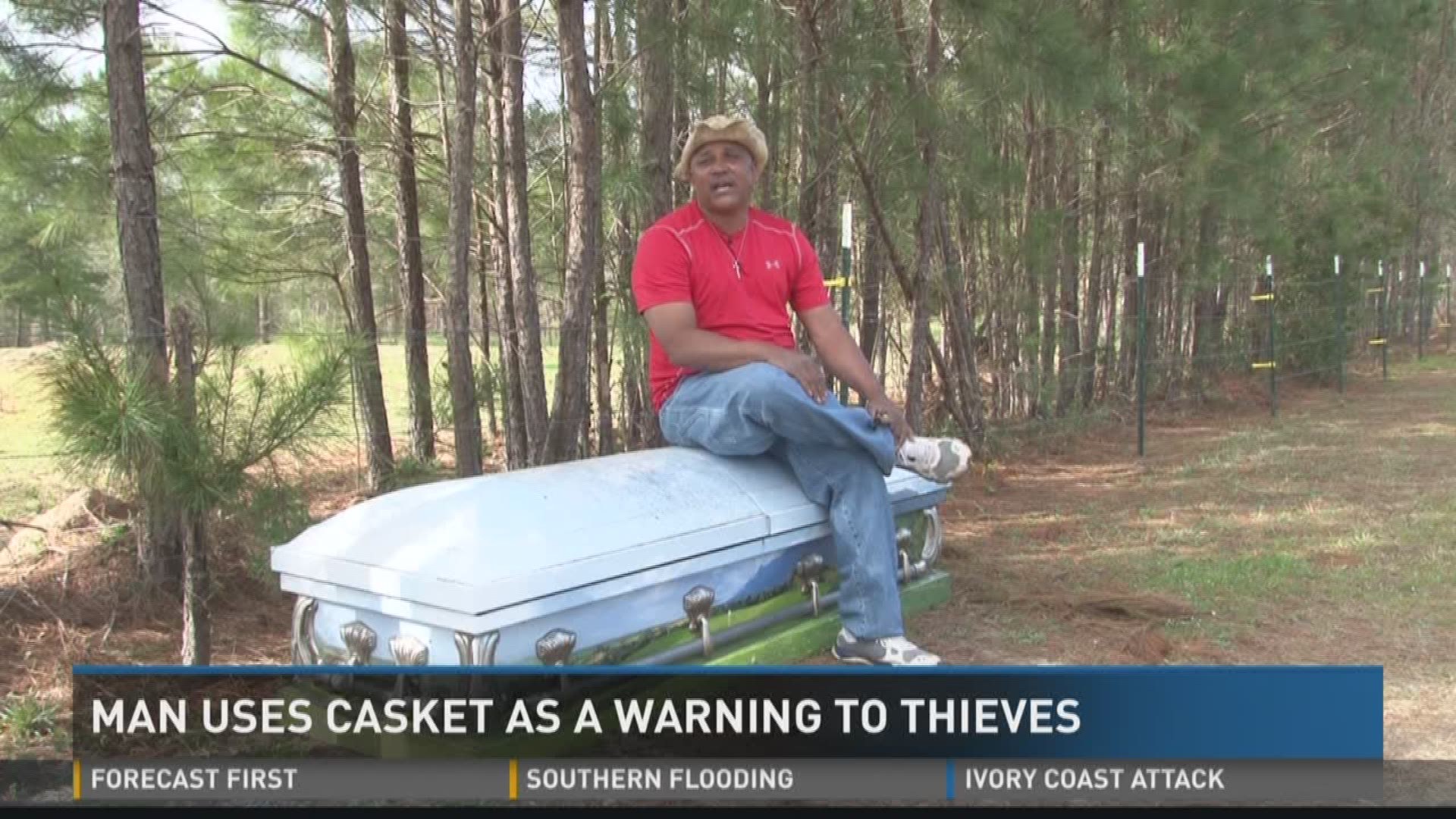 Lizella man uses casket to deter thieves