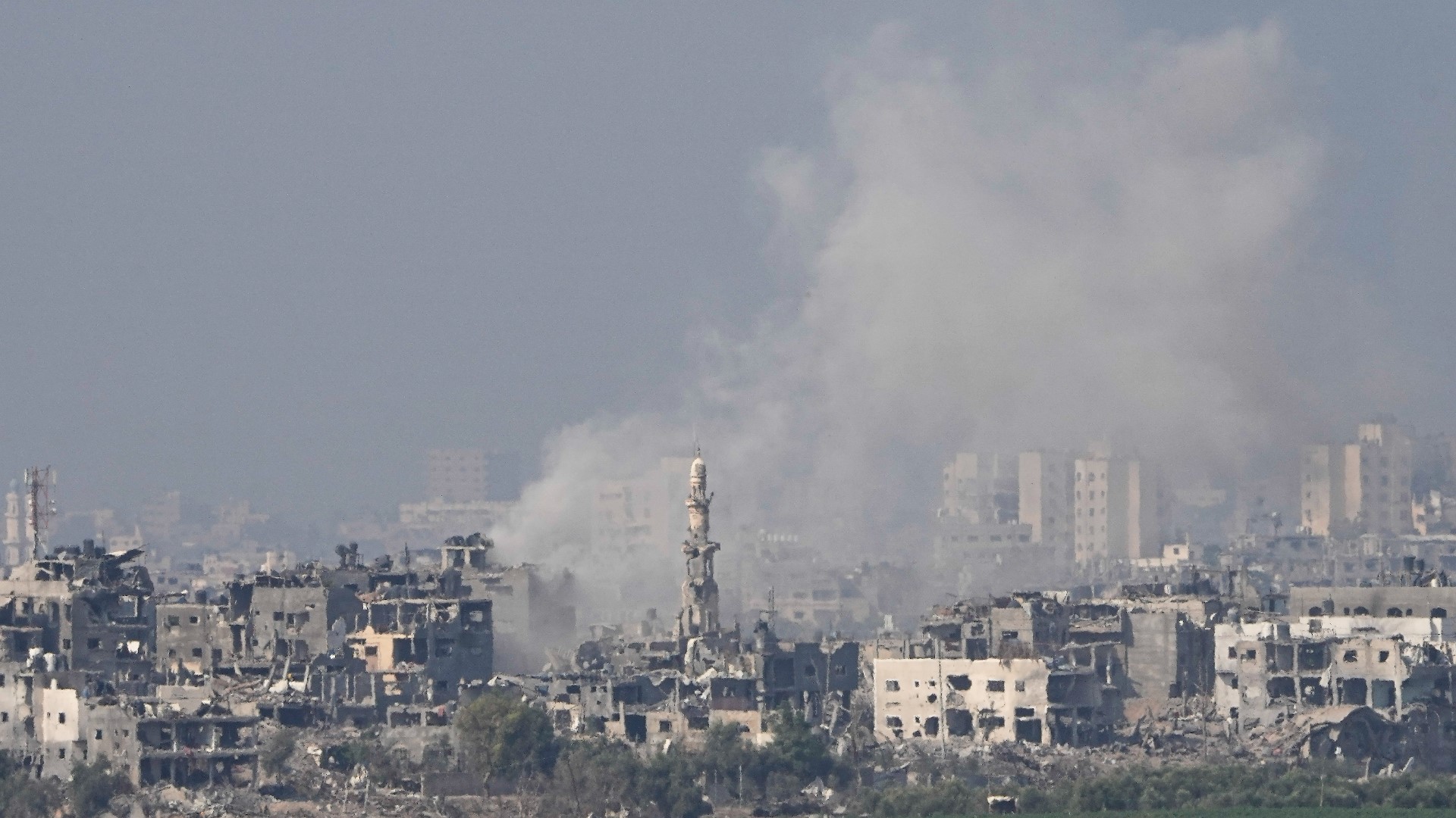 The bombardment, described by Gaza residents as the most intense of the war, also knocked out most communications in Gaza.