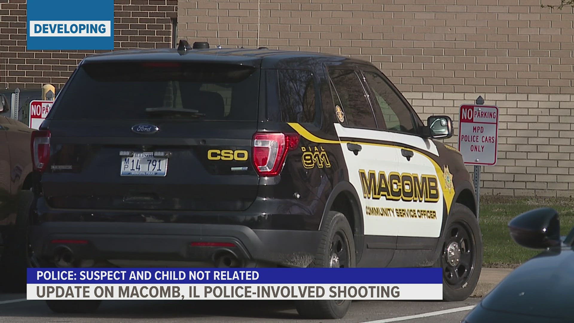 Police say the suspect was holding the child in front of his body with a knife to their throat before an officer fired one shot, killing both.