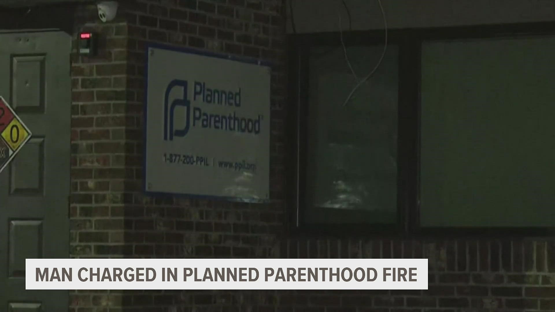 Illinois man charged in Peoria Planned Parenthood arson | ksdk.com