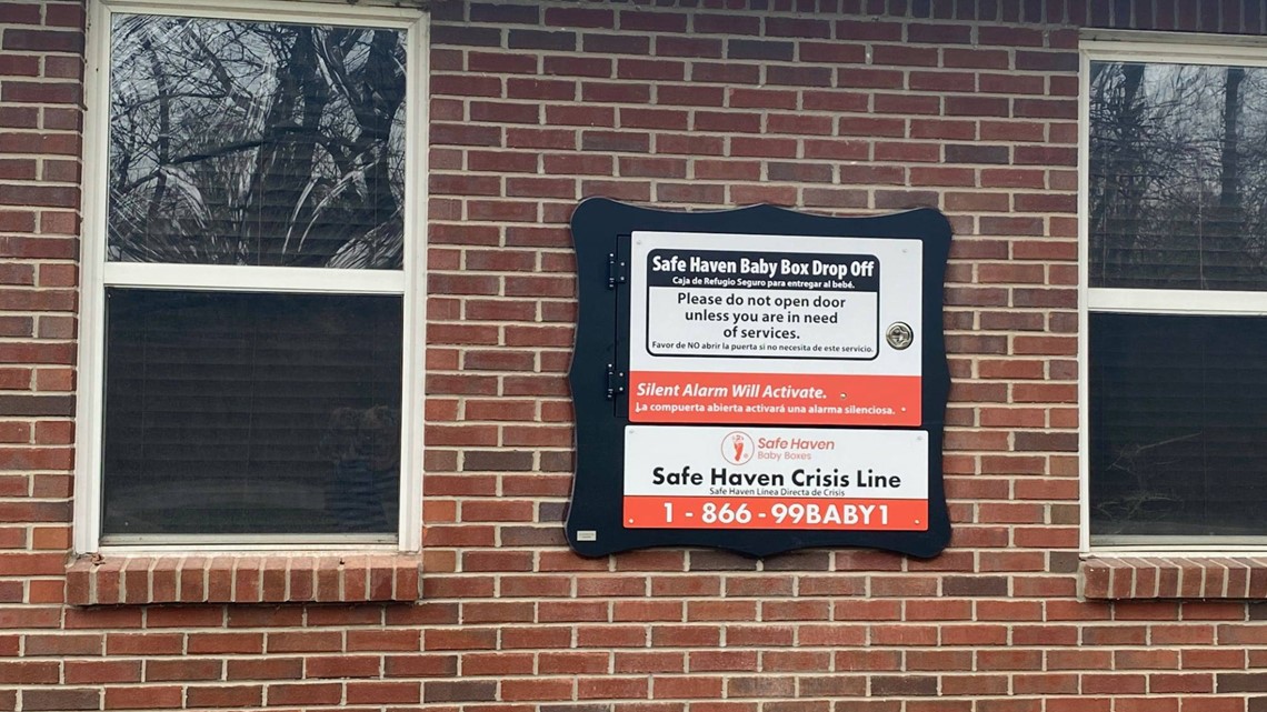 Safe Haven Baby Box installed at Brownsburg fire station