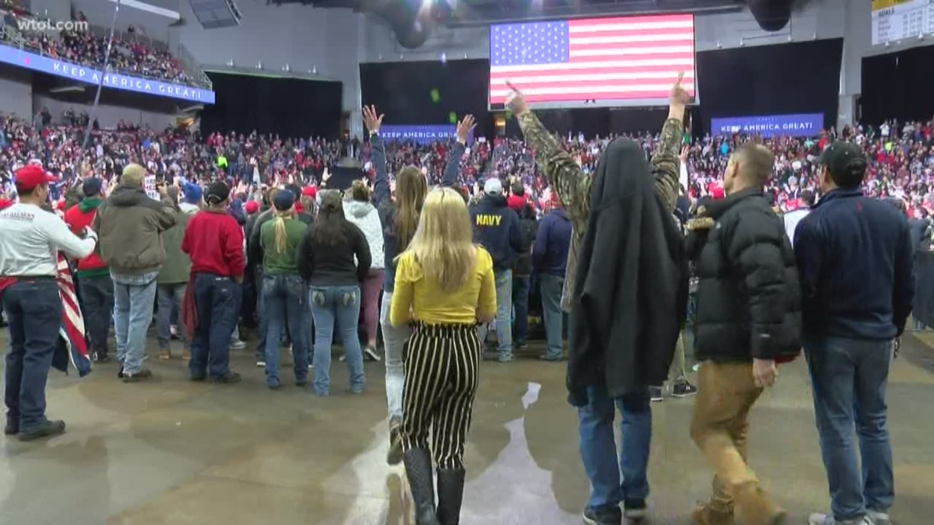 President Trump kicked off his 2020 campaign trail in Toledo.