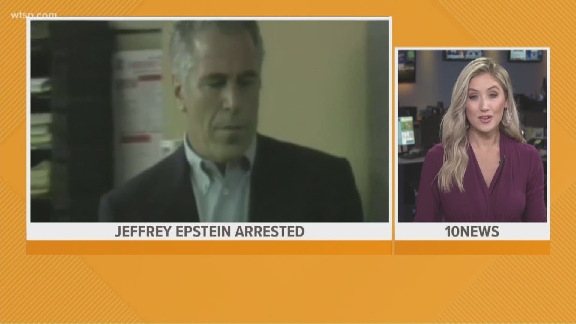 Wealthy financier and registered sex offender Jeffrey Epstein is due in court following an arrest in New York on new sex-trafficking charges involving allegations that date to the early 2000s, according to law enforcement officials. https://on.wtsp.com/2NCsYYJ
