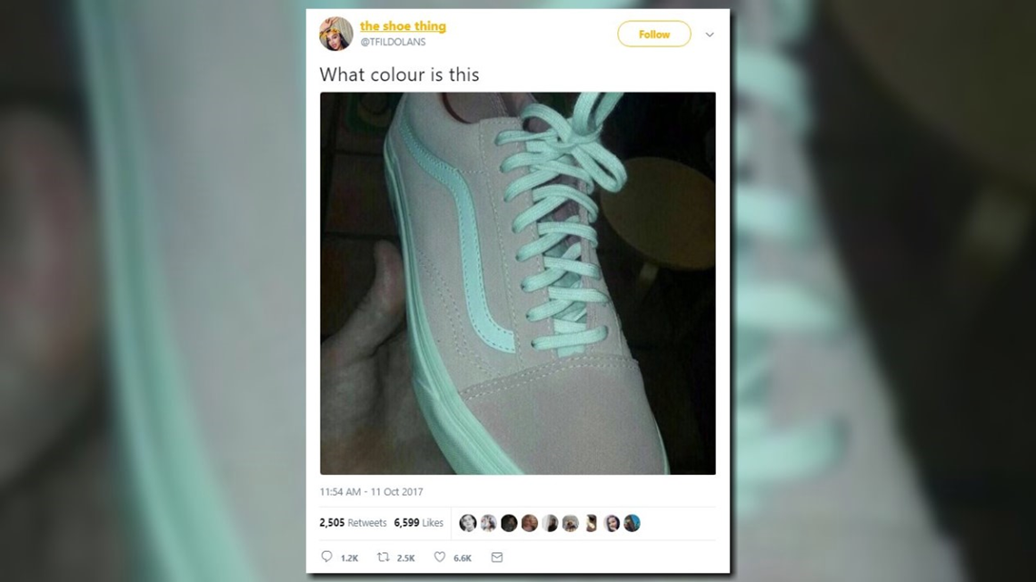 Outboard Premonition farm Teal and gray, pink and white? Internet rages over shoe colors | ksdk.com