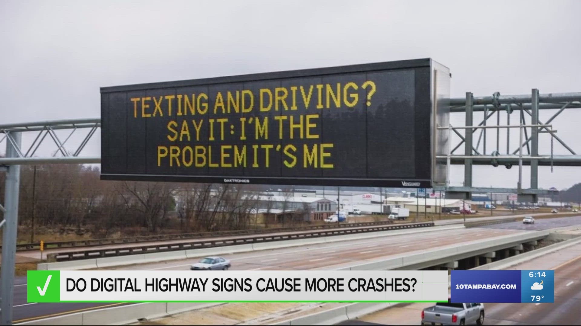 Overall research is limited, but at least one study found certain messages increased crashes. Federal regulators also have tried to reign in sign usage.