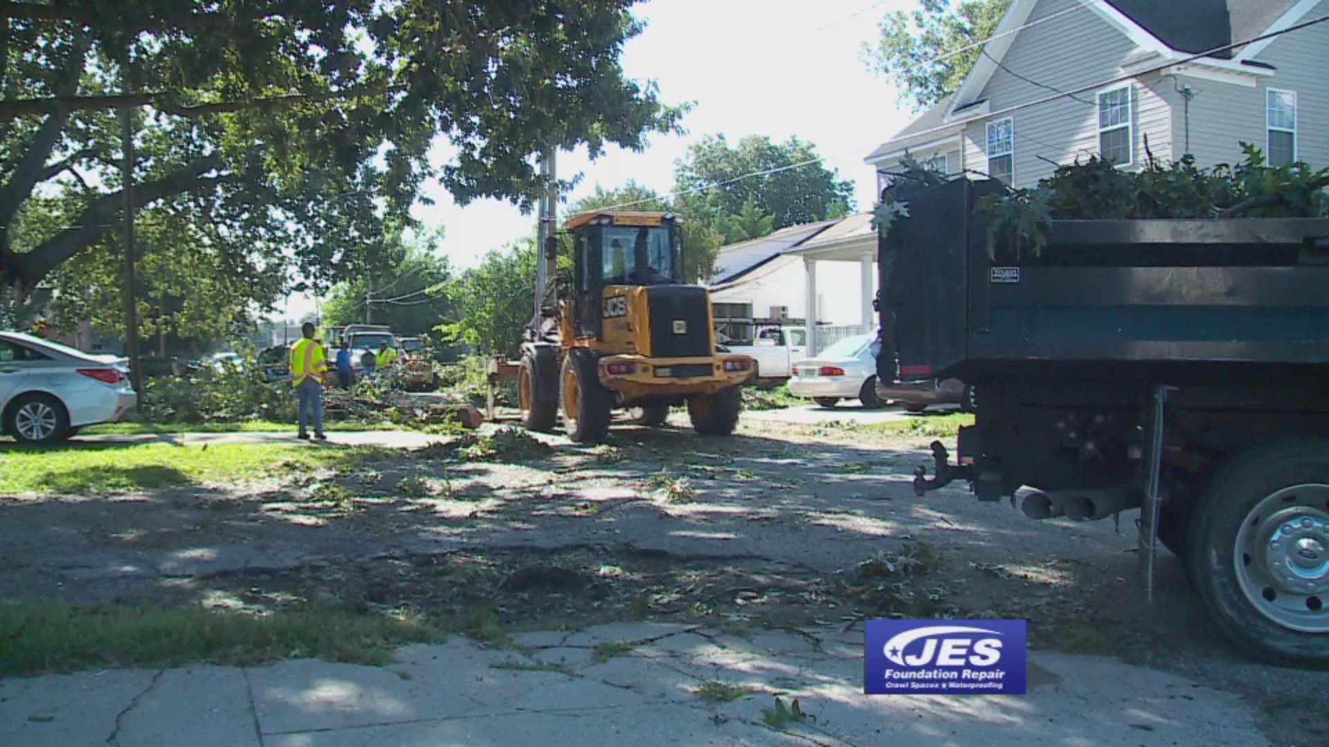 The Outer Banks got the brunt of the storm. In Norfolk, many people only had to contend with a few downed trees and scattered branches.