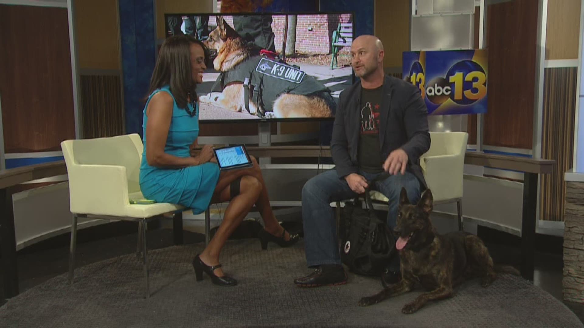 13News Now Regina Mobley sits down with Spike's K9 Founder James Hatch.