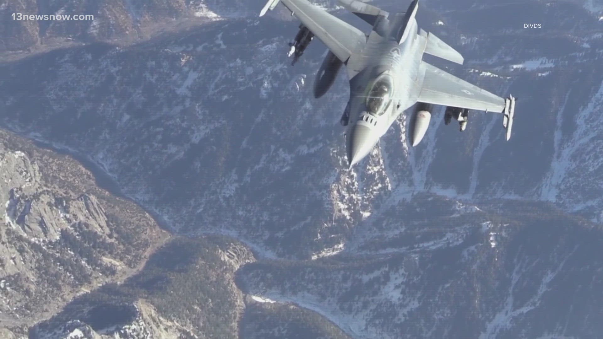 A U.S. Air Force F-16 fighter jet shot down an armed Turkish drone.