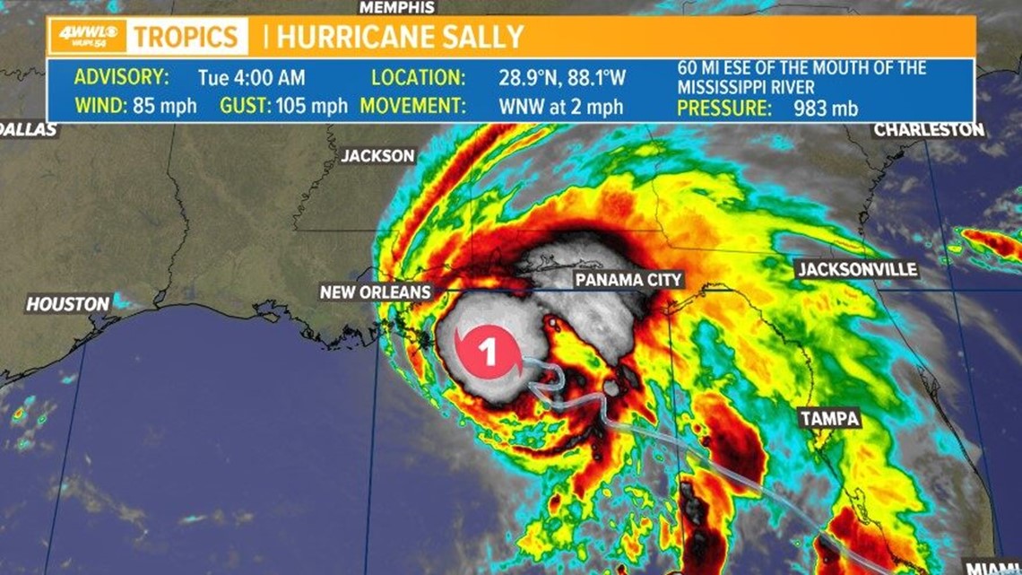 hurricane sally tracker