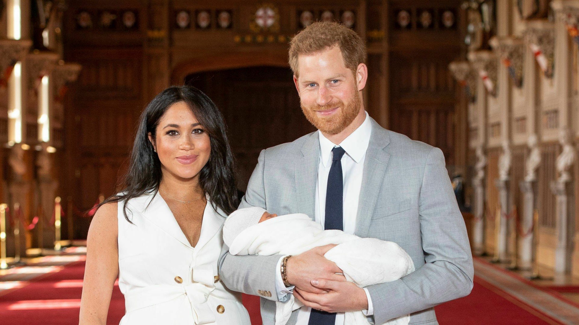 We’re getting our first look at the first child of Prince Harry and Meghan Markle.