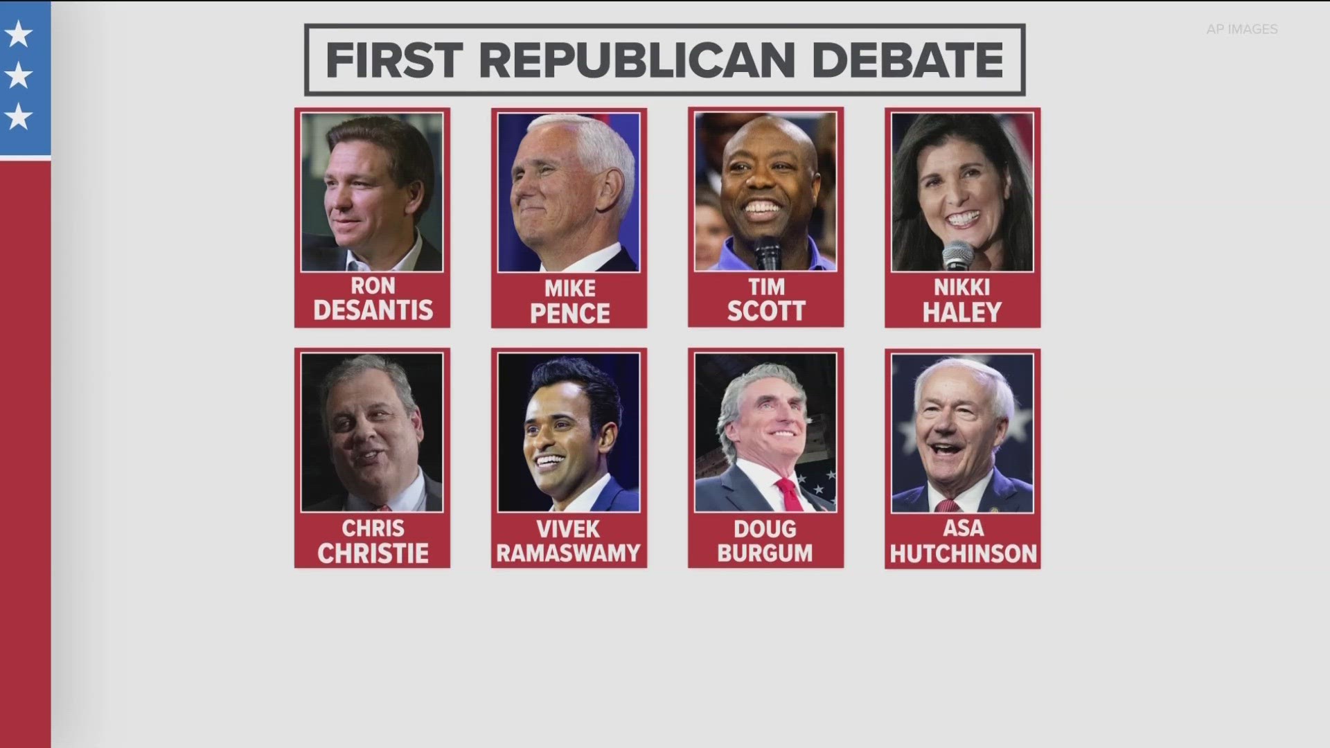 First GOP debate: All the candidates onstage for the first debate,  explained - Vox