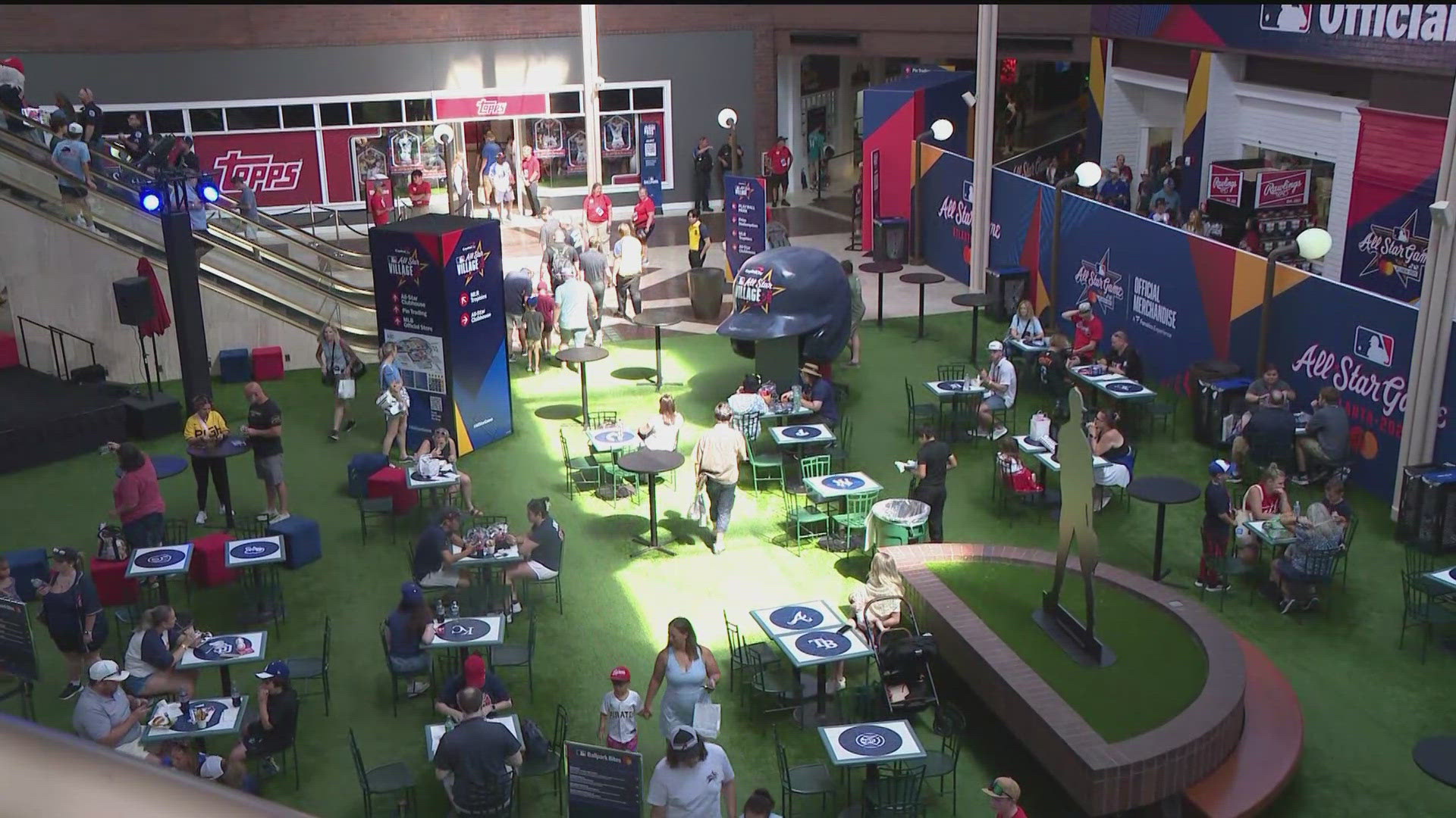 The Home Run Derby is back, and with it, excitement is building near Truist Park. At All-Star Village, families are currently enjoying an array of activities.