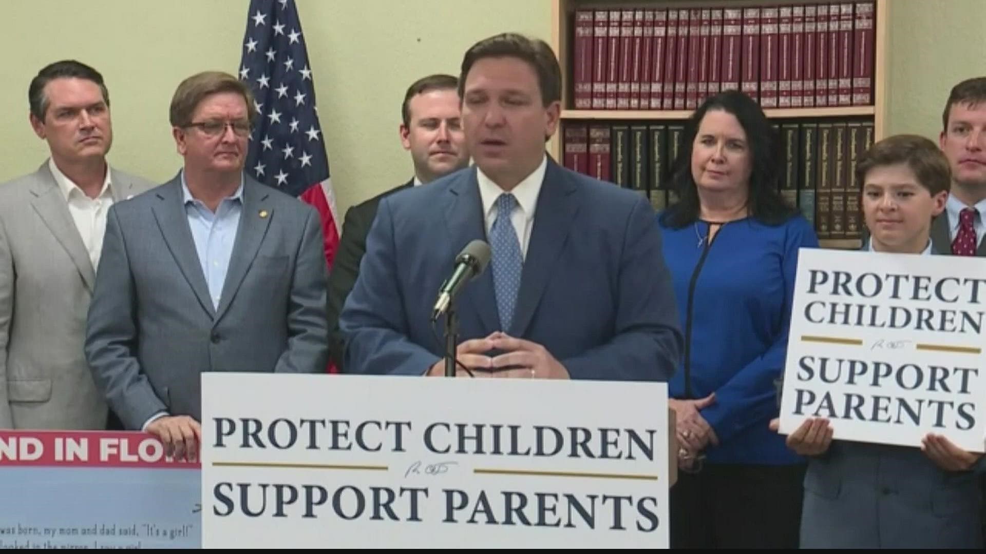 Gov. Ron DeSantis signed the controversial bill into law on Monday.