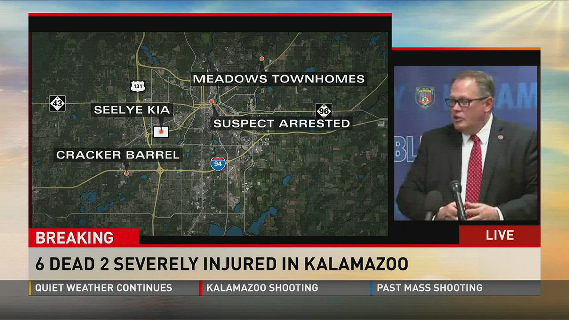 Kalamazoo County Prosecutor Jeff Getting briefs the community on the latest information following the mass shooting in Kalamazoo.